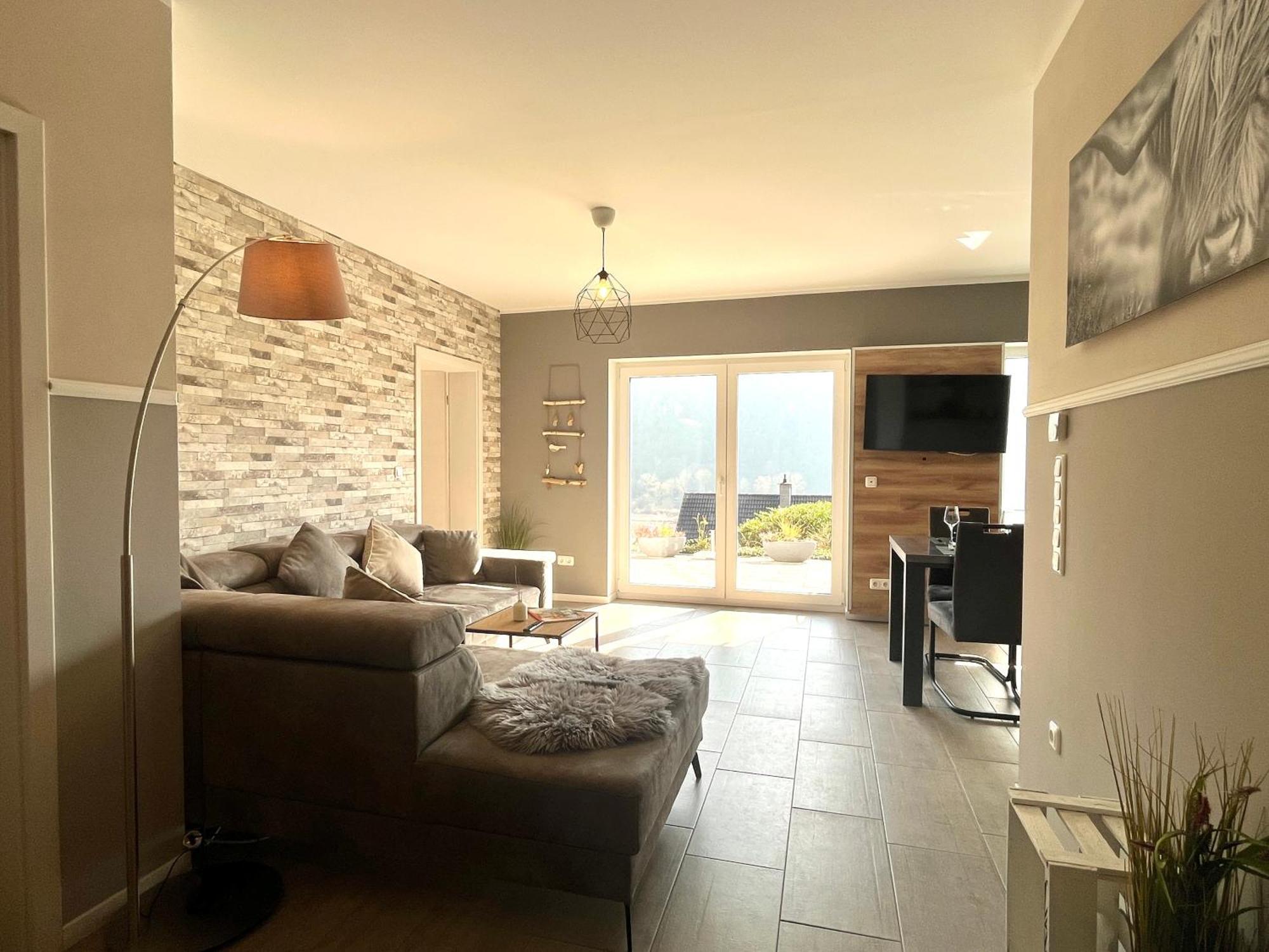 Ferienwohnung Sonnenterrasse, 1-4 Personen, 2 Schlafzimmer, Grosse Terrasse Mueden Екстер'єр фото